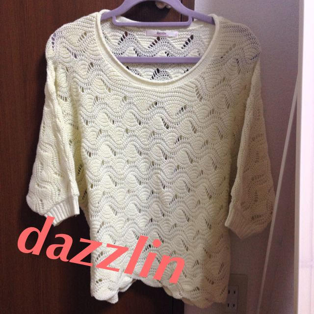 dazzlin(ダズリン)のdazzlin♡スカラップサマーニット レディースのトップス(カットソー(半袖/袖なし))の商品写真