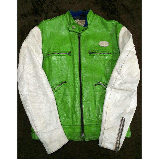 Lewis Leathers - レア ルイスレザー カワサキカラー スポーツ Lewis Leathers - レア ルイスレザー カワサキカラー スポーツ