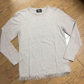 ナノユニバース(nano・universe)の美品NANO UNIVERSE 霜降りデザインカットソー　ナノユニバース(Tシャツ/カットソー(七分/長袖))