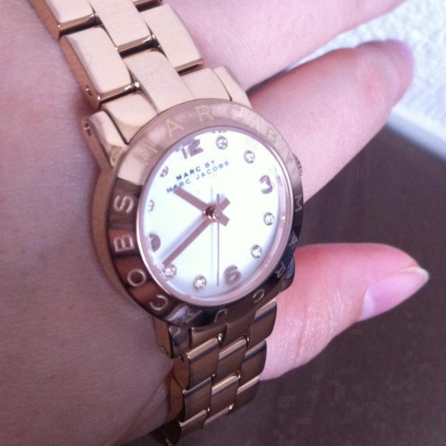 MARC JACOBS(マークジェイコブス)のMARC ピンクゴールド時計♡ レディースのファッション小物(腕時計)の商品写真