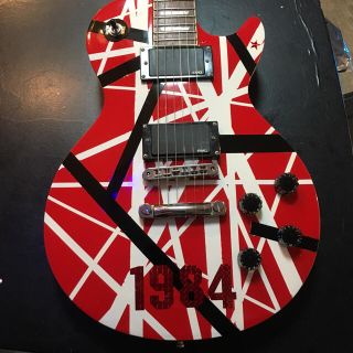 レストア品evh ヴァンヘイレン風1984 LP.EMG搭載！レスポール エディ(エレキギター)