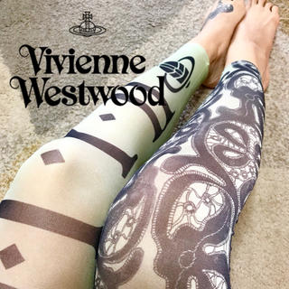 ヴィヴィアンウエストウッド(Vivienne Westwood)のVivienne Westwood♡レギンス ライムグリーン(レギンス/スパッツ)