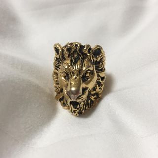 グッチ(Gucci)のGUCCI lion ring グッチ ライオン リング(リング(指輪))