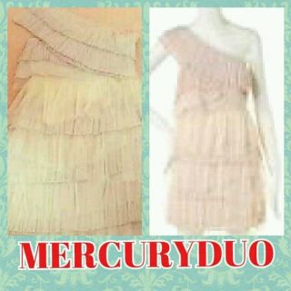 マーキュリーデュオ(MERCURYDUO)のMERCURYDUOワンショルダードレス(ミニワンピース)