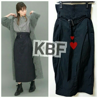 ケービーエフ(KBF)のKBF♡リングベルトペンシルスカート(ロングスカート)