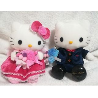 ハローキティ(ハローキティ)の☆美品☆ハローキティとダニエルのぬいぐるみ(キャラクターグッズ)