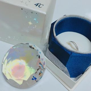 ヨンドシー(4℃)の4℃ K18ホワイトゴールドリング(リング(指輪))