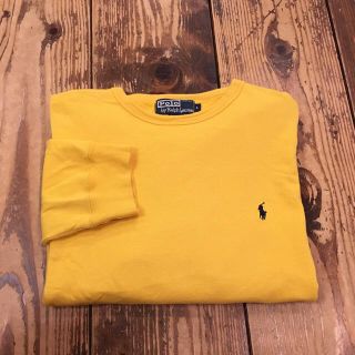 ポロラルフローレン(POLO RALPH LAUREN)の90's Ralph Lauren イエロー スウェットトレーナー(スウェット)