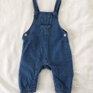 ザラキッズ(ZARA KIDS)の値下げ♡ ZARA mini  デニムオーバーオールオールインワン80cm(カバーオール)