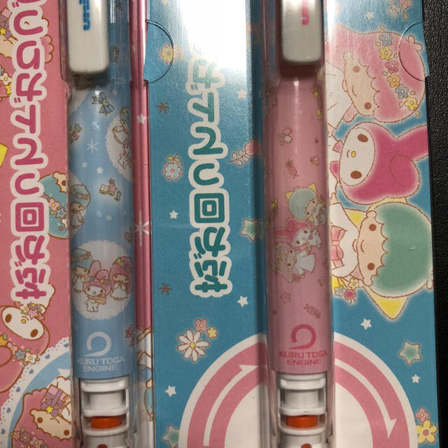 マイメロディ(マイメロディ)の♫かわいい♫激レア♫キキララ＆マイメロディ♫クルトガセット♫ インテリア/住まい/日用品の文房具(ペン/マーカー)の商品写真