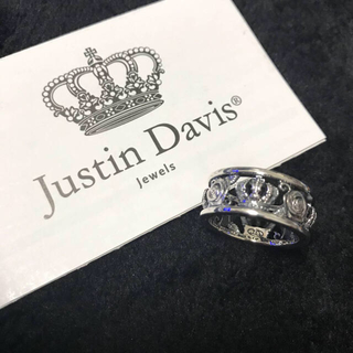 ジャスティンデイビス(Justin Davis)の新品◆JUSTIN DAVIS◆MY LOVE◆薔薇クラウンリング◆11号◆(リング(指輪))