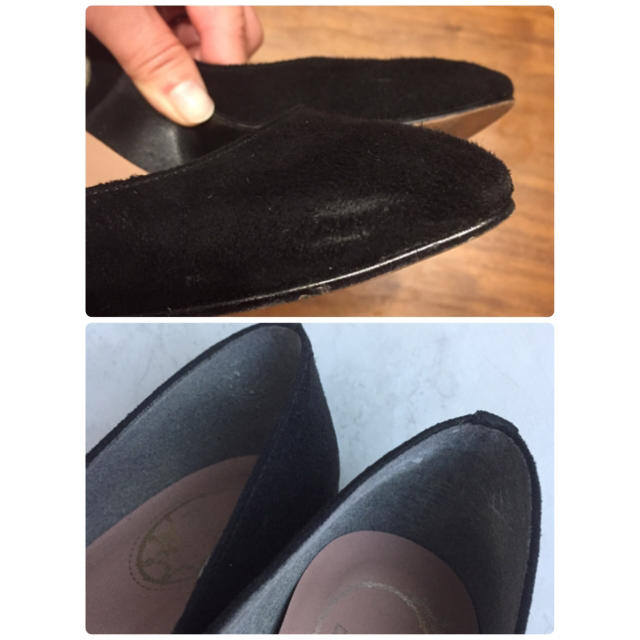 REZOY(リゾイ)のREZOY スエードパンプス ブラック レディースの靴/シューズ(ハイヒール/パンプス)の商品写真