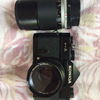 コニカミノルタ(KONICA MINOLTA)のKonica FTA + 135mm望遠 一眼レフ カメラ(フィルムカメラ)