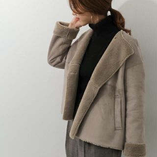 アーバンリサーチドアーズ(URBAN RESEARCH DOORS)のDOORS フェイクムートンジャケット 17AW(ムートンコート)