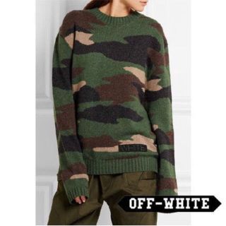 オフホワイト(OFF-WHITE)の値下げ交渉OK‼︎ off-white 希少ニットM 美品(ニット/セーター)