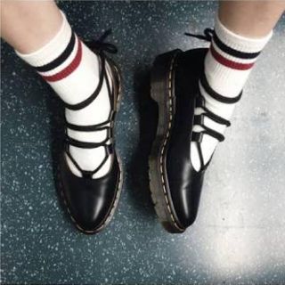 ドクターマーチン(Dr.Martens)のDr. Martens Elphie Ghillie Pump ギリー(ローファー/革靴)