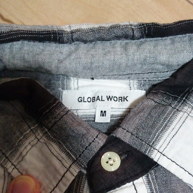 GLOBAL WORK(グローバルワーク)のチェックシャツ メンズのトップス(Tシャツ/カットソー(七分/長袖))の商品写真