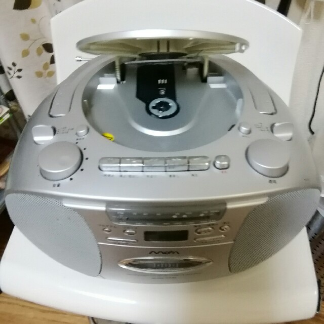 オーム電機(オームデンキ)のオーム電機　CDラジオカセットレコーダー　MCDM-7700M　 スマホ/家電/カメラのオーディオ機器(ポータブルプレーヤー)の商品写真