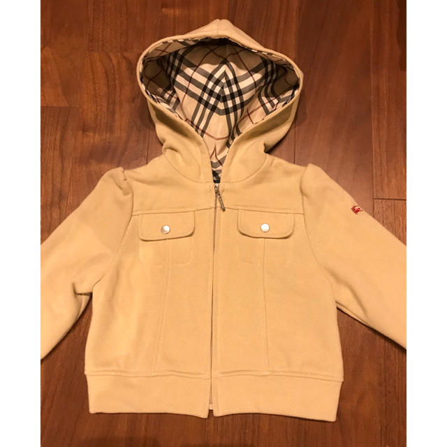 BURBERRY(バーバリー)のバーバリー パーカー100 キッズ/ベビー/マタニティのキッズ服女の子用(90cm~)(ジャケット/上着)の商品写真