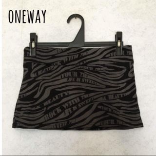 ワンウェイ(one*way)のoneway／ゼブラタイトミニスカート(ミニスカート)