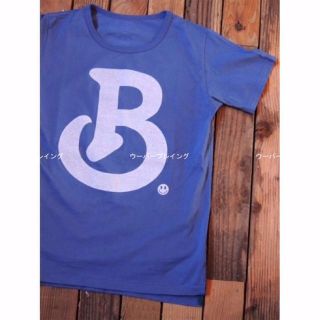 TAKUYA∞ 着用 着 Bロゴ Tシャツ 青 BURNOUT クロスドアロー(その他)