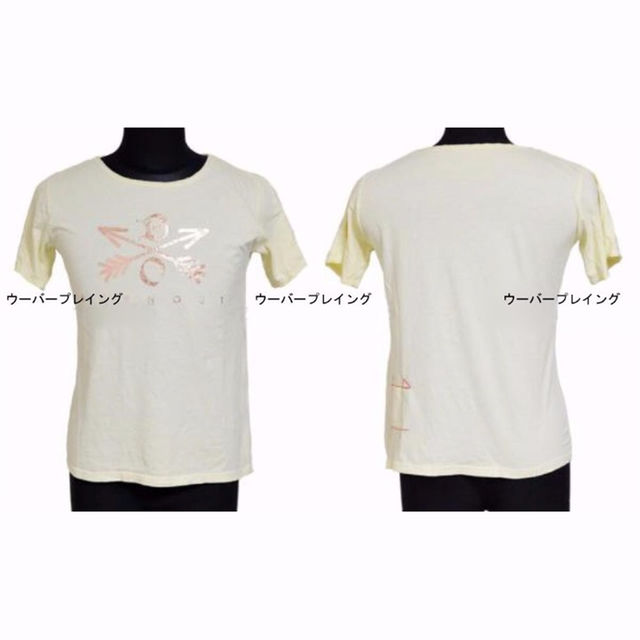 TAKUYA∞ 着用 着 Tシャツ 金 BURNOUT クロスドアロー-