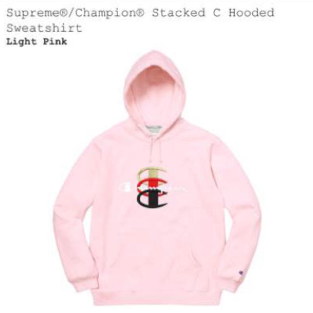 Supreme(シュプリーム)のSupreme 17aw Champion Light Pink メンズのトップス(パーカー)の商品写真