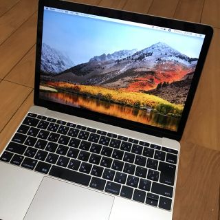 マック(Mac (Apple))のおまけ付き！ Macbook ゴールド 12インチ 256GB (ノートPC)