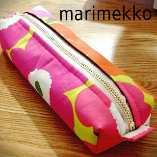 marimekko♡オレンジ×ピンク★ペンケース(その他)