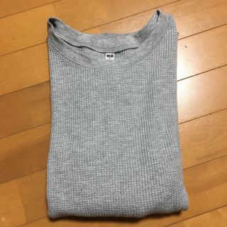 ユニクロ(UNIQLO)のUNIQLO☆ワッフルクルーネックT(Tシャツ(長袖/七分))