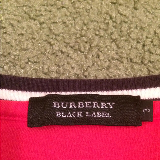 BURBERRY BLACK LABEL(バーバリーブラックレーベル)の美品 バーバリー ブラックレーベル バスク風 ロンT メンズのトップス(Tシャツ/カットソー(七分/長袖))の商品写真