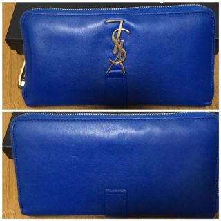 SAINT LAURENT(財布 ・ ブルー・ネイビー/青色系)のフリマ SAINT LAURENT(財布 ・ ブルー・ネイビー/青色系)のフリマ