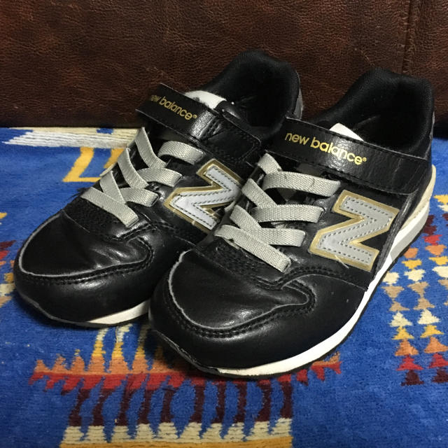 New Balance(ニューバランス)のニューバランス 996 レザー 17cm キッズ/ベビー/マタニティのキッズ靴/シューズ(15cm~)(スニーカー)の商品写真