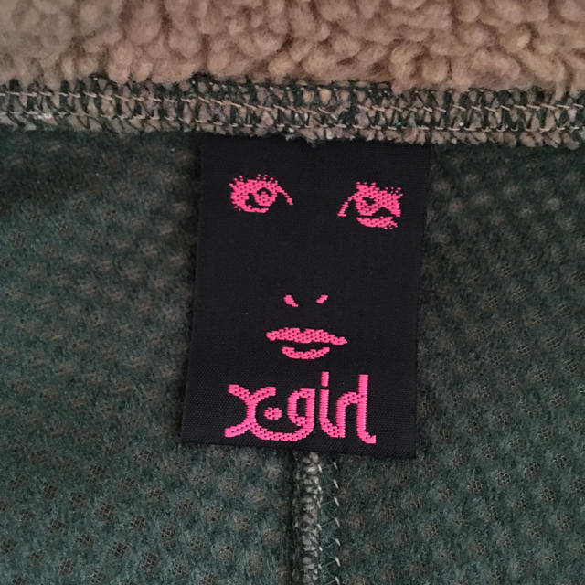X-girl(エックスガール)のX-girl エックスガール ボアブルゾン レディースのジャケット/アウター(ブルゾン)の商品写真