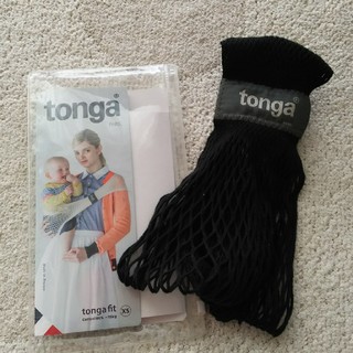 トンガ(tonga)のtonga fit 黒 XS(抱っこひも/おんぶひも)