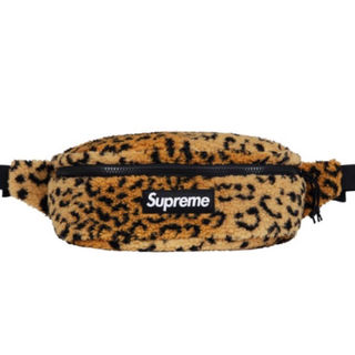シュプリーム(Supreme)のSupreme Leopard Fleece Waist Bag Yellow(ボストンバッグ)