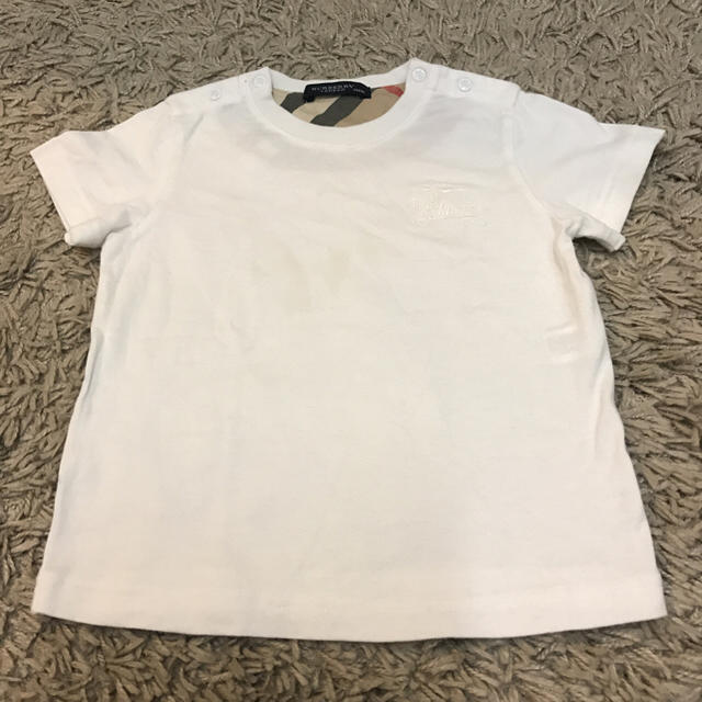 BURBERRY(バーバリー)のバーバリー 白Tシャツ 90cm キッズ/ベビー/マタニティのキッズ服男の子用(90cm~)(Tシャツ/カットソー)の商品写真