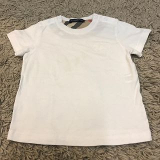 バーバリー(BURBERRY)のバーバリー 白Tシャツ 90cm(Tシャツ/カットソー)