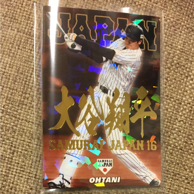 侍ジャパンチップス・プロ野球チップス 大谷翔平 金箔カード+apple-en.jp