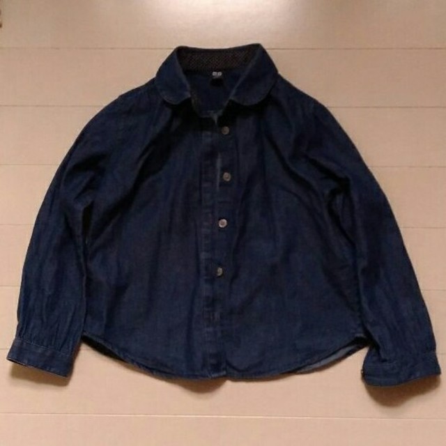 UNIQLO(ユニクロ)の110size　シャツ キッズ/ベビー/マタニティのキッズ服女の子用(90cm~)(ブラウス)の商品写真