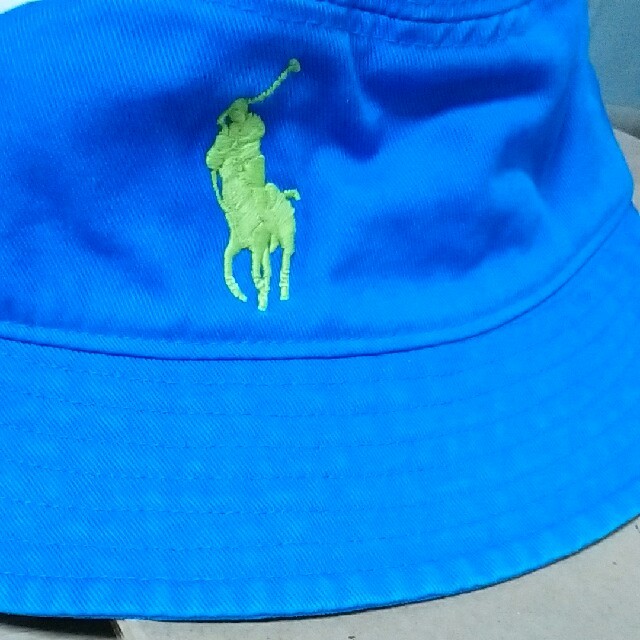 POLO RALPH LAUREN(ポロラルフローレン)の☆専用出品☆新品タグ付　ラルフローレン　ベビーハット キッズ/ベビー/マタニティのこども用ファッション小物(帽子)の商品写真