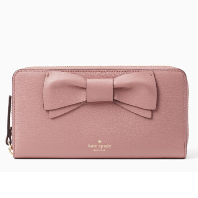 なおちゃんさま専用】特価!!! Kate spade リボン 長財布 ピンク 買い保障できる 60.0%OFF