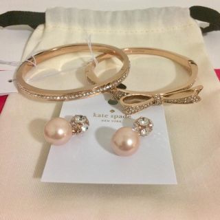 ケイトスペードニューヨーク(kate spade new york)のKate spade ローズゴールドアクセサリーセット(ブレスレット/バングル)