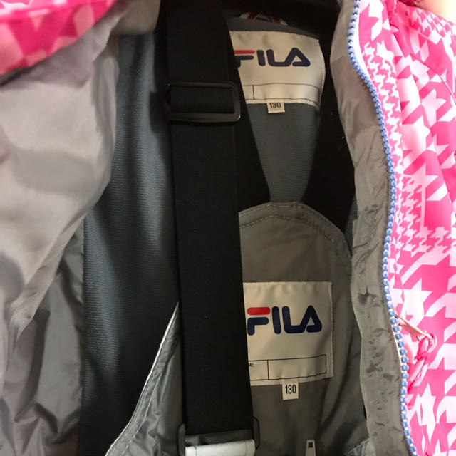 FILA(フィラ)のスキーウェア上下セット 130cmused スポーツ/アウトドアのスキー(ウエア)の商品写真