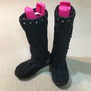 アグ(UGG)のhitomi様専用【UGG×Jimmy Choo】ニットブーツ 23 USA6(ブーツ)