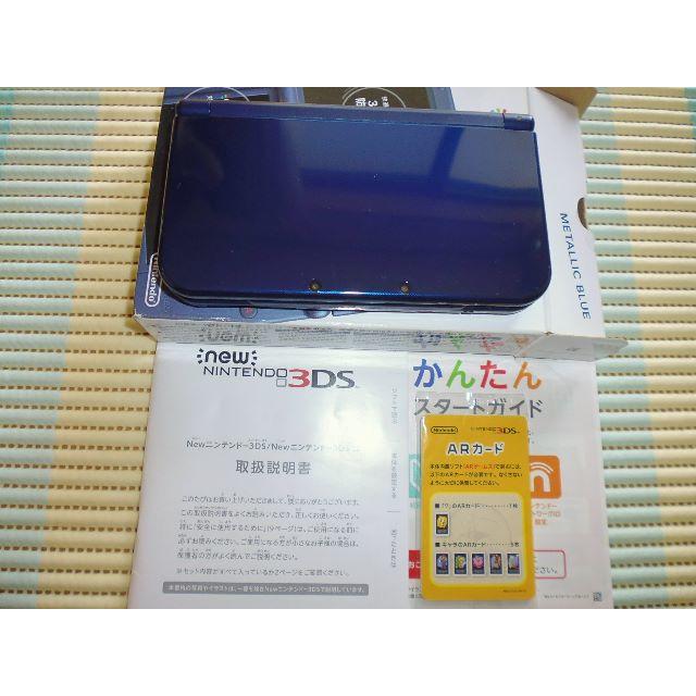 ニンテンドー3DS - 任天堂new３ＤＳLL・メタリックブルー・付属品あり