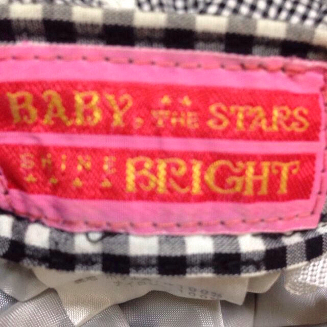 BABY,THE STARS SHINE BRIGHT(ベイビーザスターズシャインブライト)のBABY ギンガムチェックSK レディースのスカート(ひざ丈スカート)の商品写真