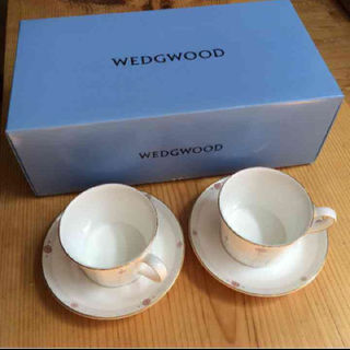 ウェッジウッド(WEDGWOOD)の未使用WEDGEWOODティーカップ＆ソーサ(グラス/カップ)