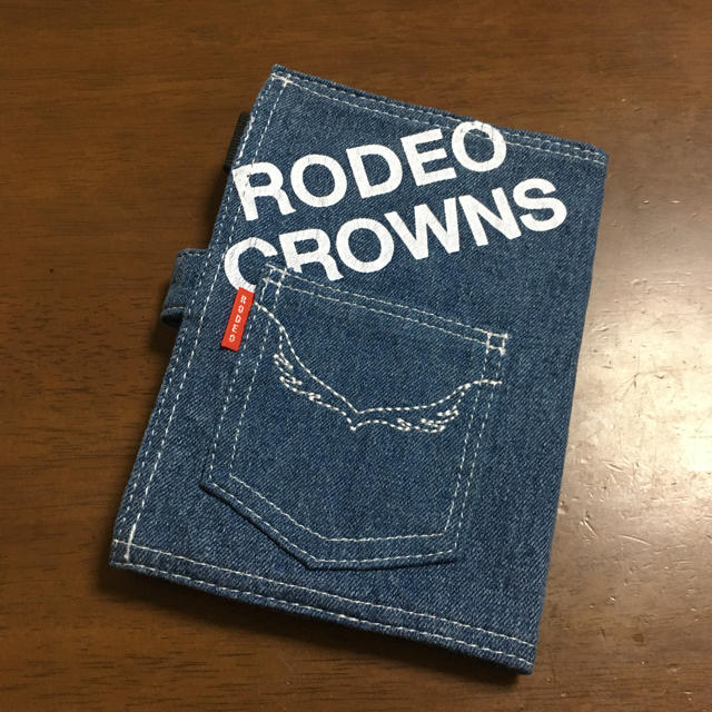 RODEO CROWNS(ロデオクラウンズ)のロデオクラウンズ ノベルティ 手帳 デニム インテリア/住まい/日用品の文房具(カレンダー/スケジュール)の商品写真