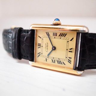 カルティエ(Cartier)のまかろん様専用♡カルティエ タンクヴェルメイユ 腕時計 革ベルト パンテール(腕時計)